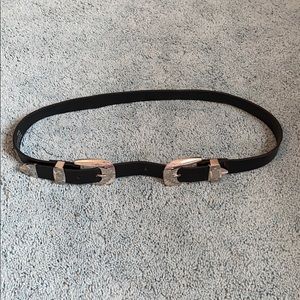 Western Double Buckled Belt